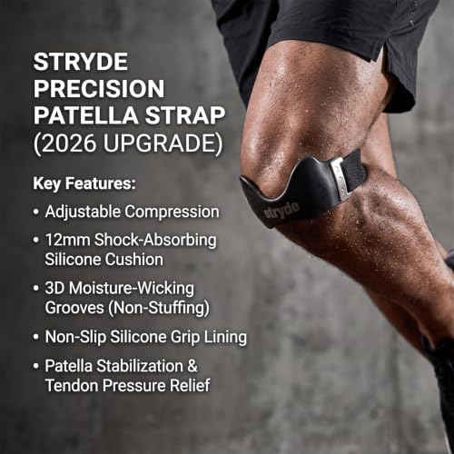 Stryde Precision Knee Strap, 2026 Upgraded Patellar Tendon Support (2pcs) — 사진 3