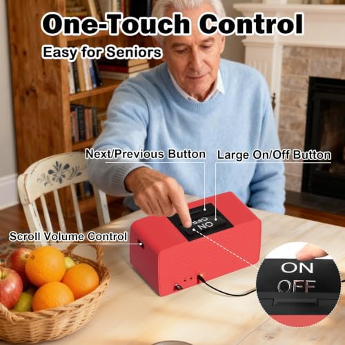 Lamborsafe One-Button Simple Music Player for Seniors & Elderly by Lamborsafe - Used condition - Image 2