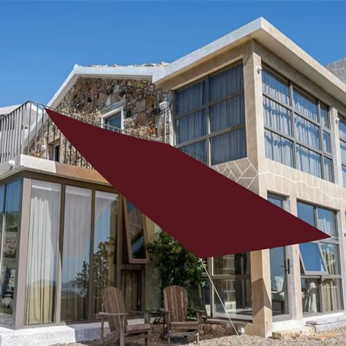 Imperméable toile ombrage bordeaux pour extérieur haut de gamme