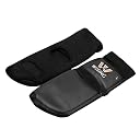 WESING Pro Instep Guard Foot Guard for Martial Arts Muay Thai MMA (Black, L) gallery image