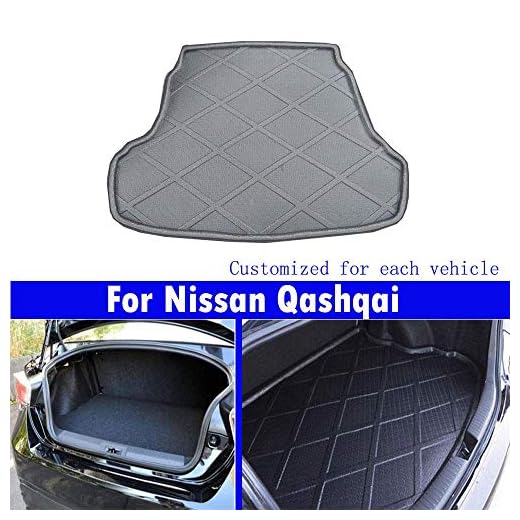Coches nuevos 1PCS cola almohadillas, almohadillas de maletero de coche Alfombrillas delanteras para- Qashqai 2008 2009 2010 2011 2012 2013 2014 2015 2016 2017 2018 2019