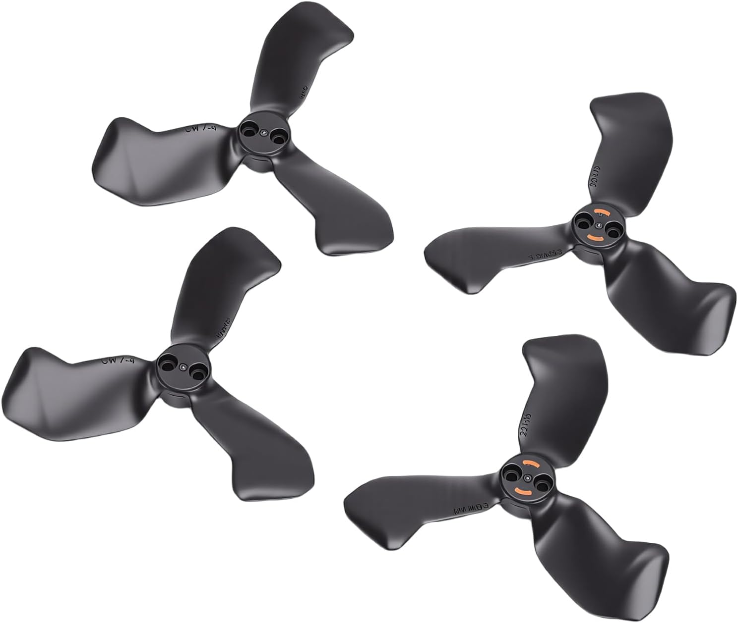 – Ropellers for Neo 2, 4PCS Low Noise Blades Quick Replacement Spare Part, 3 Vanes PC Propellers for Neo 2 Drone Accessories (Black)