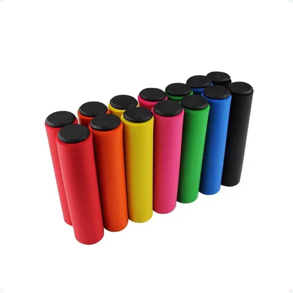 Manopla Punho Guiador Guidão para Bicicletas Urbanas MTB Speed Bike Silicone Gel Antiderrapante Confortável Alta Durabilidade Absorção de Impactos Ideal para Ciclismo e Pedal Luvinha Bike Montain Bike