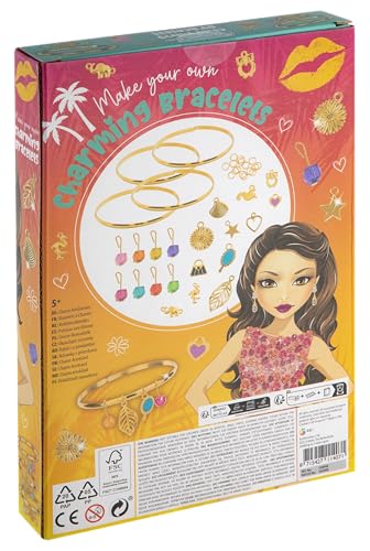 TM ESSENTIALS Besties Charm bransoletka zestaw biżuterii, Standard, Stop metalu, Agat