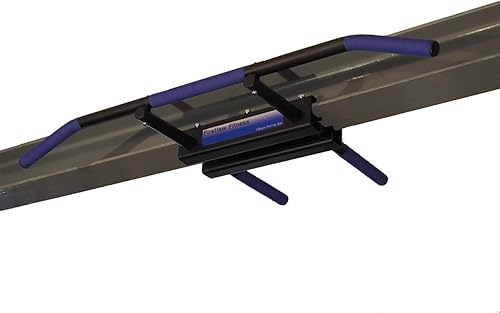 Miniatura 1 de Firstlaw Fitness - Límite de peso de 600 libras - Barra de dominadas I-Beam - Barra larga con extremos doblados cinta de agarre fabricada en los
