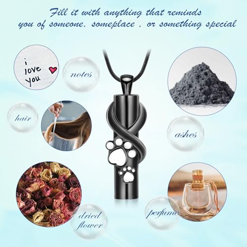 Collier funéraire acier inoxydable de qualité supérieure avec pendentif patte