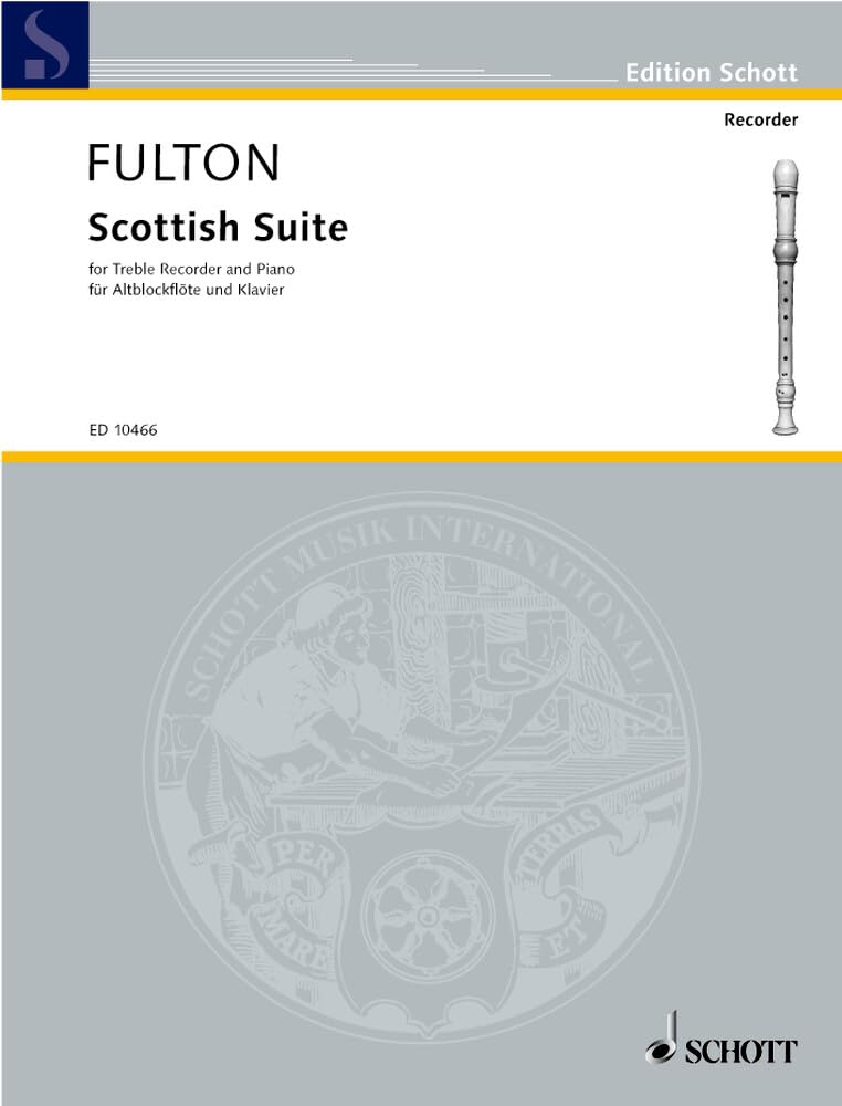 Scottish Suite: treble recorder (flute) and piano (harpsichord).
