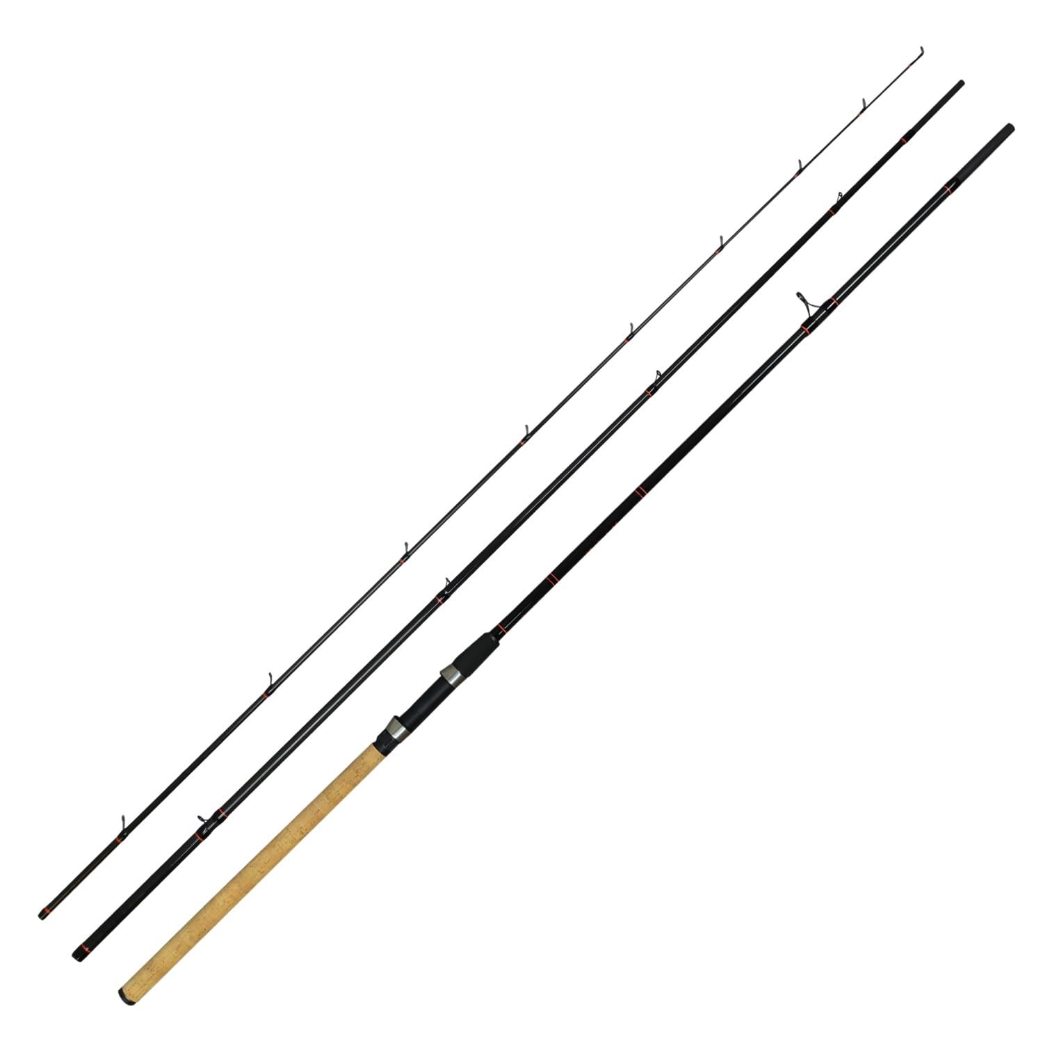 Roy Fishers Method Max Float Posenrute 3,90m / 4,20m | Matchrute, Bis 25g, Dreiteilige Steckrute, Korkgriff, Sensible Spitze, Für Forelle, Schleie & Karpfen