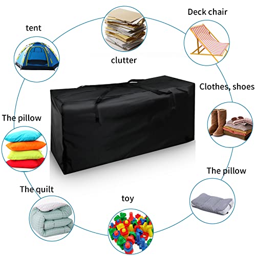 Sac De Rangement PATIO PLUS 80x80x60 Cm - Imperméable, Anti-UV Pour Coussins Jardin Et Extérieur
