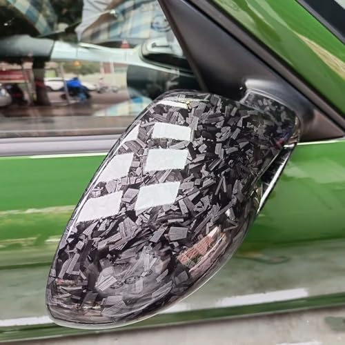 LZLRUN Gloss Silver Forged Carbon Fiber Car Vinyl Wrap Film 1ft x 10ft