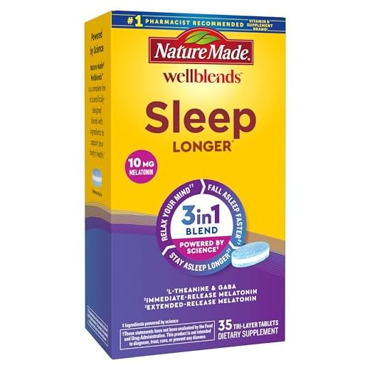 Nature Made Wellblends Sleep Longer, 35 Tri-Layer Tablets