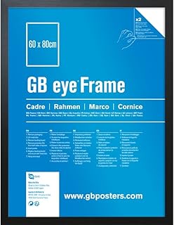 GB Eye Contemporary Wooden Black Picture Frame - 60 x 80cm