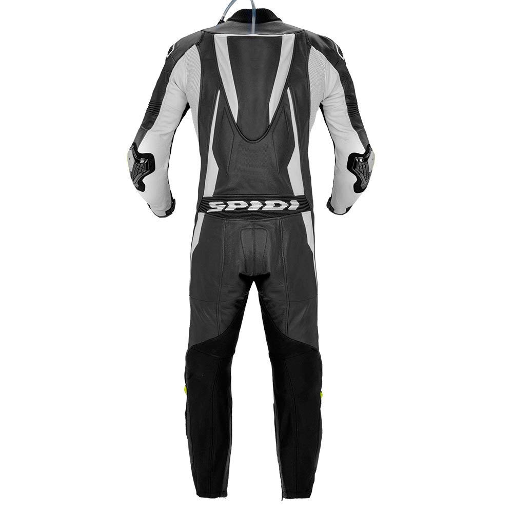 SPIDI Sport Warrior Touring 2-Teiler Motorrad Lederkombi, schwarz/weiß, 54