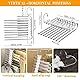 ENCOUN 9 in 1 Hosenbügel Platzsparend, 2 Stück Hosen Kleiderbügel Multifunctional, rutschfeste Magische Hosenbügel, Kleiderbügel Platzsparend Hanger Organizer für Hosen, Kleidung, Handtücher