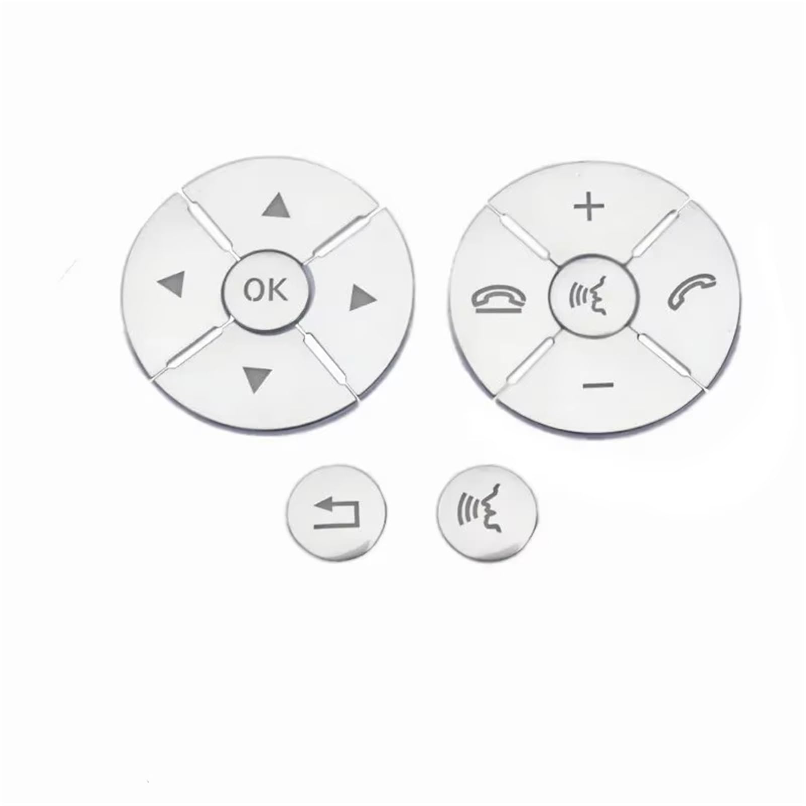Repair Compatible with Benz C W204 2007 2008 2009 2010 Interior Modification Steering Wheel Button Decals Stickers