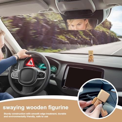 Diffuseur de désodorisant en bois pour voiture artisanal Shaking Wood Man