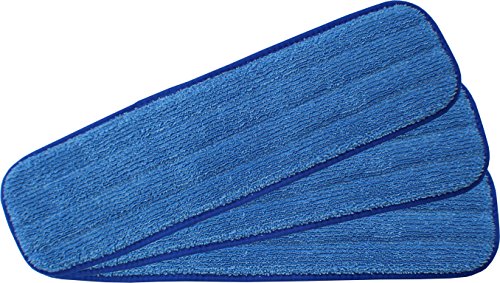 18" Industrial Microfiber Mop | (5) Superior Mop Pads | (1) Telescopic Mop Handle | (1) Professional Mop Flat Frame #TOP1