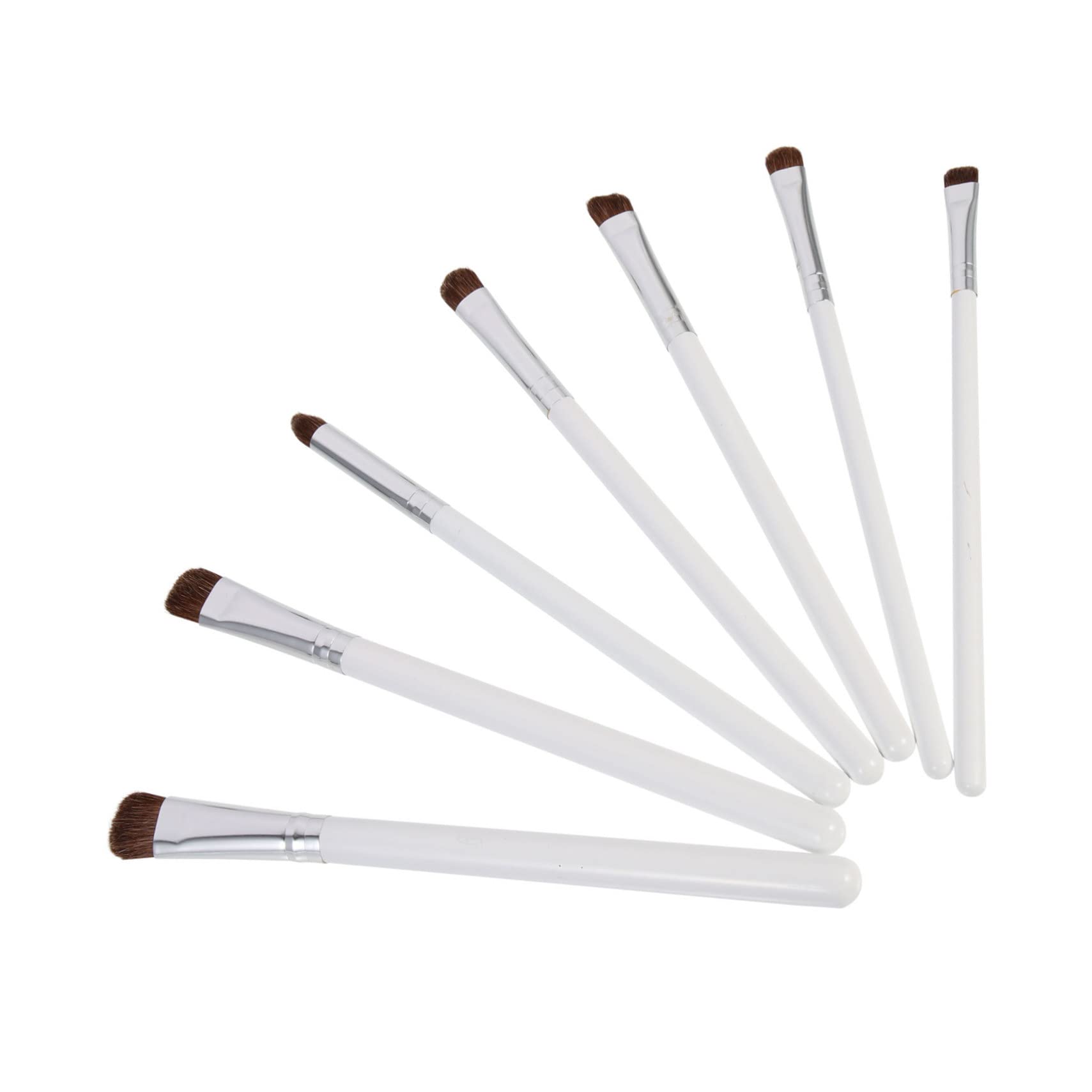 MAGICLULU 21 Piezas Juego Brochas Para Sombras Ojos Aplicadores Maquillaje Brocha Maquillaje Para Mujer Cepillar Cepillo Herramientas Mezcla Aluminio Perder