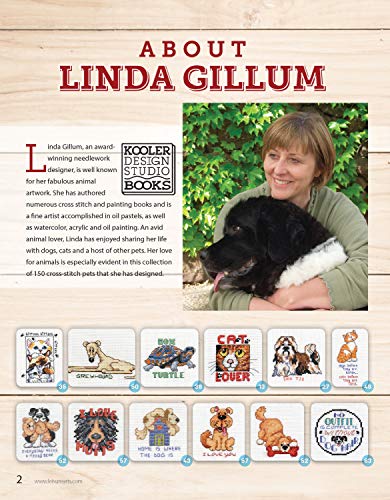 Leisure Arts Xstitch Luvable Pets Bk #TOP23