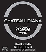 Vista 4 de Chateau Diana Zero - Alcohol Removed Red Wine (3x 750)