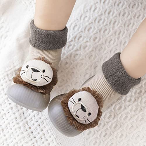 Shoes for Girls Baby Toddler Boys First Walking Socks Shoes Cute Cartoon Animal Non-Skid Slipper Indoor Sneakers2