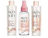 crema depilatoria skin so soft avon precio  Avon Skin So Soft Silky Collection, All Full Size, Dry Oil, Body Lotion and Body Wash