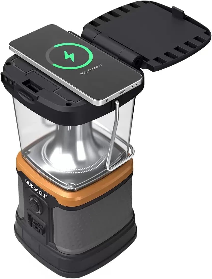 Duracell Tri-Power Rechareable Lantern 3000 Lumens with QI Charging