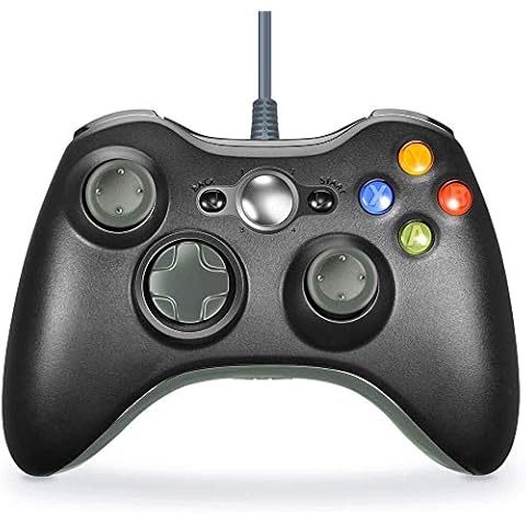 Wiresmith Classic Wired Controller for Microsoft Xbox 360 - Black Cover