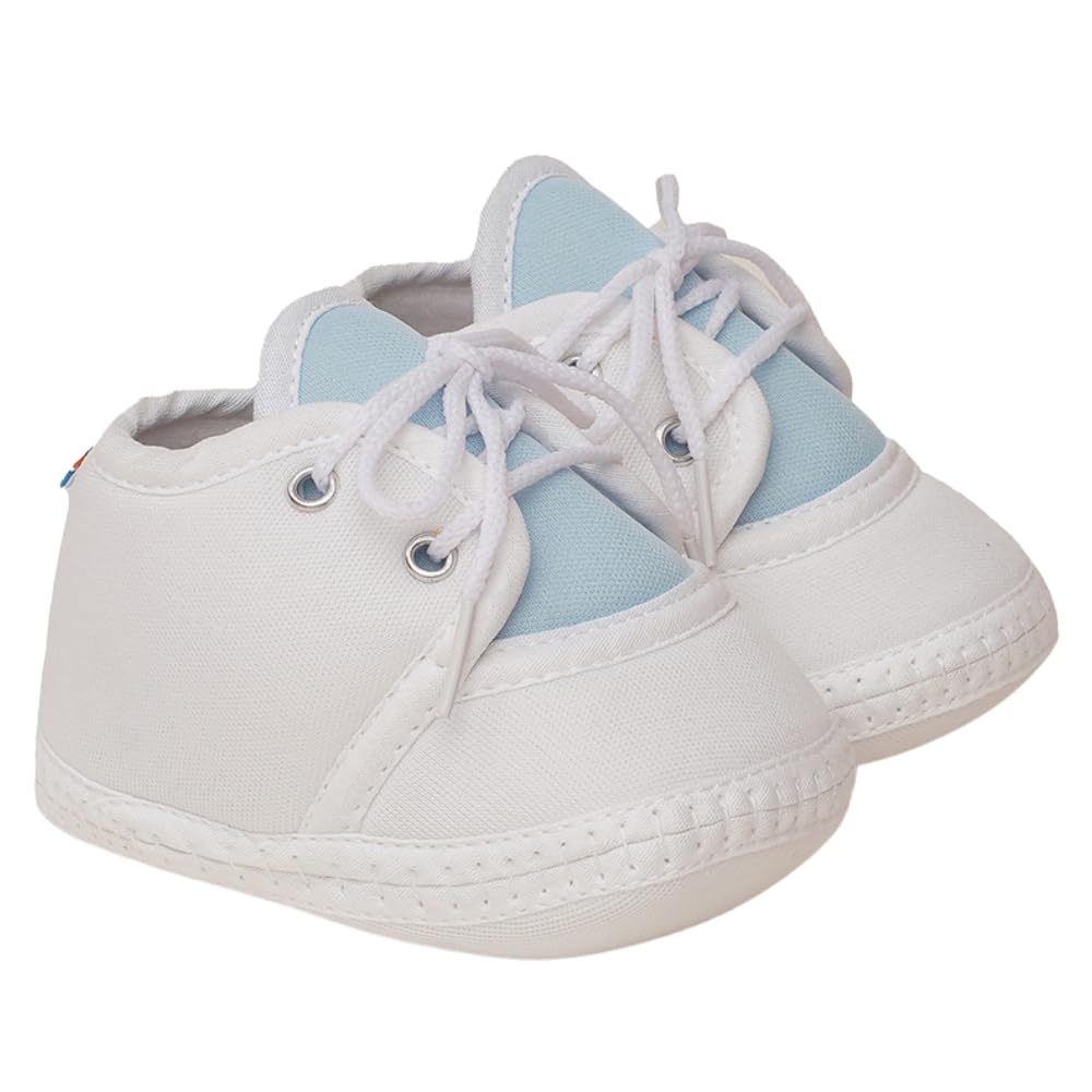 neska moda 6 To 12 Months Baby Boys & Baby Girls Cute Soft Cotton Pre-Walker Lace Booties-BT4713-picture-30