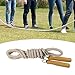 Menolana Skipping Rope Jump Rope Portable Practical Multiplayer Game with Wooden Handle for Team Group Workout Fitness Outdoor Sports, 3m