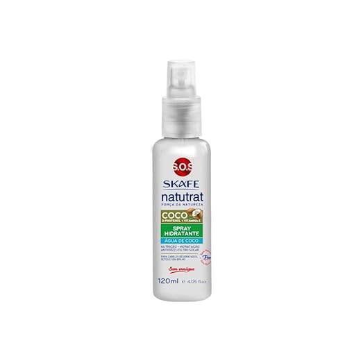 Spray Hidratante Natutrat Sos Força Da Natureza Coco 120Ml, Skafe