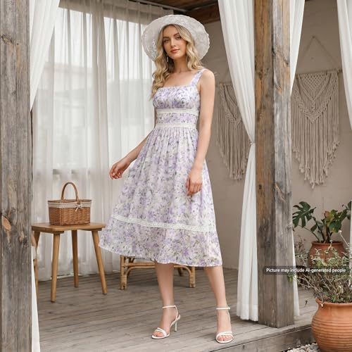 Image of RIBONGZ High Heels for Women Kitten Heeled Sandals with Ankle Strap Round Open Toe Strappy Stiletto Heels Comfort Summer Wedding Party Evening Prom Daily Dressy Shoes