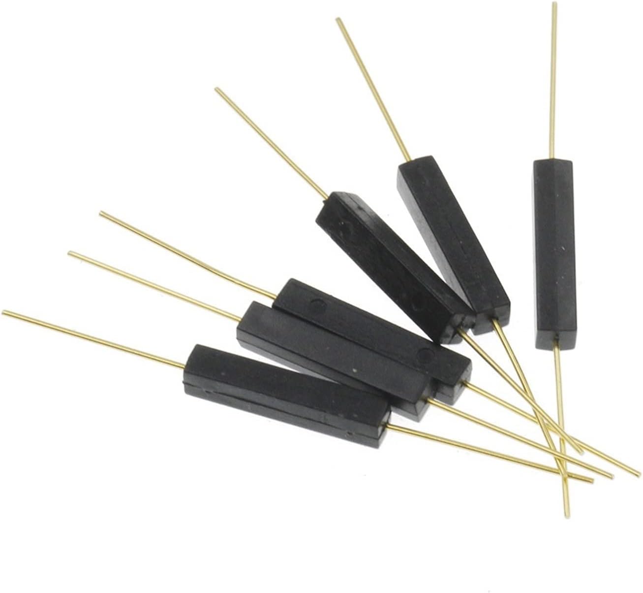 100PCS Reed Switch Plastic Type Normally Open Magnetic Switch Anti Vibration GPS-14A