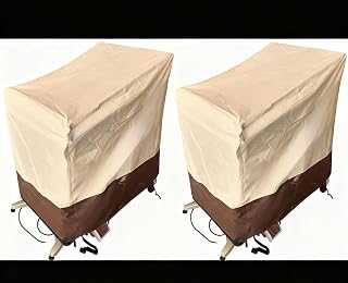 LyShade Patio Furniture Cover Waterproof 30" L x 35" W x (30-35") H 2Pack