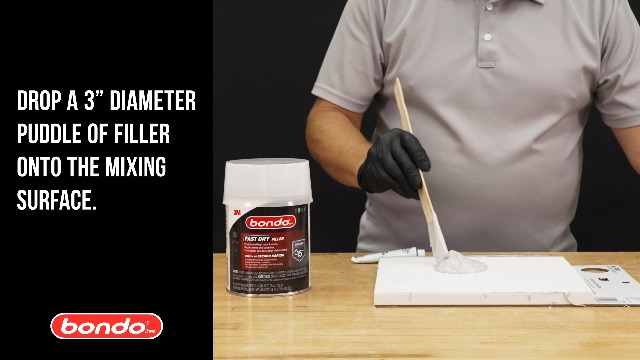 Image of Bondo FD-PT-ES Wood Filler 12 oz with Hardener 0.5 oz, Pack of 2 | Repairs Chips and Cracks in Wood, Sandable, Paintable, Stainable