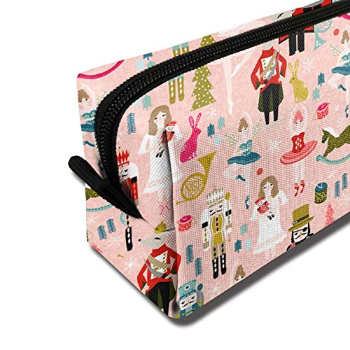 Nutcracker Ballet Makeup Bag Travel Cosmetic Toiletry Organizer Bag For Women2