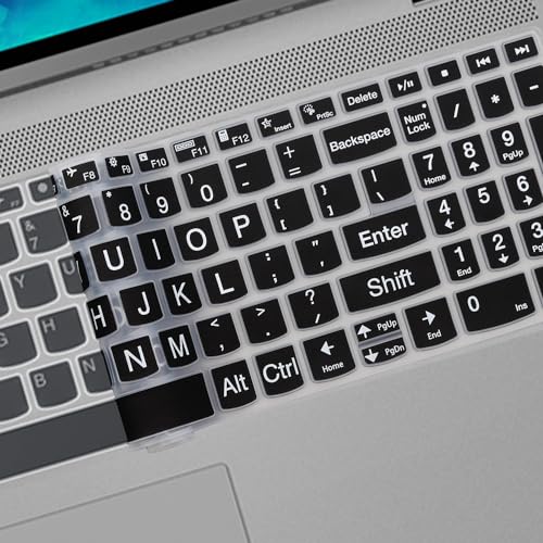 Large Print Keyboard Cover for Lenovo Yoga 7i 15.6" 16", IdeaPad 3/IdeaPad 3i 15.6 17.3, IdeaPad 5/IdeaPad 5i 15.6 17.3, IdeaPad Flex 5/Flex 5 15.6, Yoga Slim 7 15, IdeaPad Slim 7 15.6, ThinkBook 15 by MUBUY-GOL - Image 6