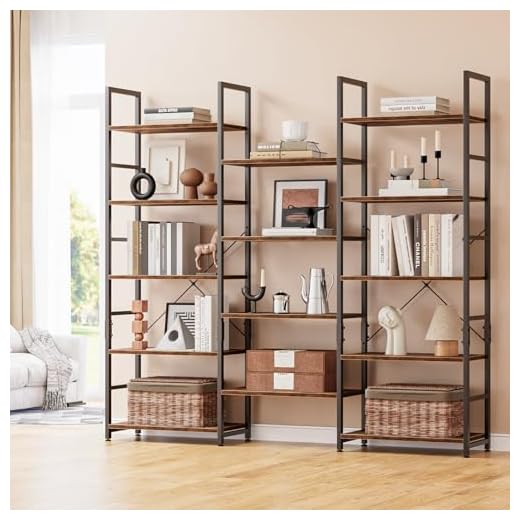 Stylish 5 Tier Bookshelf for Storage