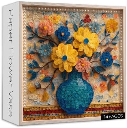 Flower Vase Puzzles for Adults 1000 Pieces, Larkipuzz Colorful Wi...
