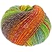 Produktbild LANA GROSSA Colors for You | Voluminöses Dochtgarn mit Farbverlauf | Handstrickgarn aus 55% Schurwolle & 45% Polyacryl | 50g Wolle zum Stricken & Häkeln | 90m Garn