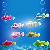 Générique Jouet interactif de Poisson robotique alimenté par Batterie électronique Compagnie Nageur réaliste pour Le Bain des Enfants décoration d Aquarium