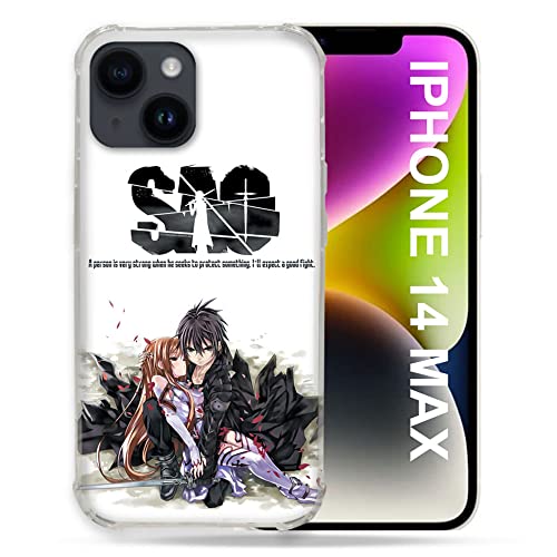 Coque SAO iPhone 14 Plus évite les rayures et protège l'écran