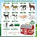 GMAOPHY Farm Animals Toys for 3+ Year Old Toddlers Girls Boys, Big Wooden Barn Farm with Figures Animals Toy for Kids, Farm Playset Educational Learning Toys, Ideal Christmas Birthday Gifts
