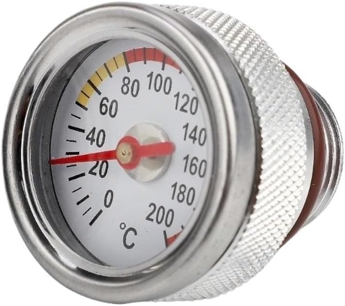 Gauge Odometer Tachometer Motorcycle Dirt Pit Bike Parts Oil Caps Temperature Gauge M20x1.5 0200℃ Meter for Q1QE Motorcycles Dashboard Tachometer