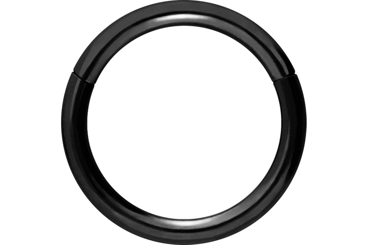 PIERCINGLINE Anillo segmento Clicker de acero quirúrgico – Piercing en oro, plata, rosa, negro o azul – para nariz, tabique, oreja, hélice o tragus — view 40