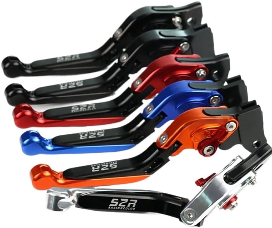 for VOGE 300 Rally GY 300GY 300RALLY RALLY300 Motorcycle Adjustable Brake Clutch Levers Handle Lever(Grey Black)