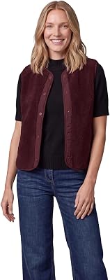 Cecil Damen Teddy-Weste mit Softshelldetails