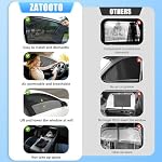 ZATOOTO Car Side Window Sun Shades, Magnetic Mesh Sun Shade Protection 4pcs - Image 3