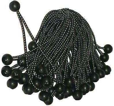 Special model for a 50 pcs 9" Black Ball Bungee Bungie Cord Super Duty Canopy Tarp Tie Downs Straps