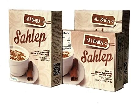 Sahlep Turkish Sweet Creamy Hot Drink 3 Boxes Total 10.5 Ounce by Marmara